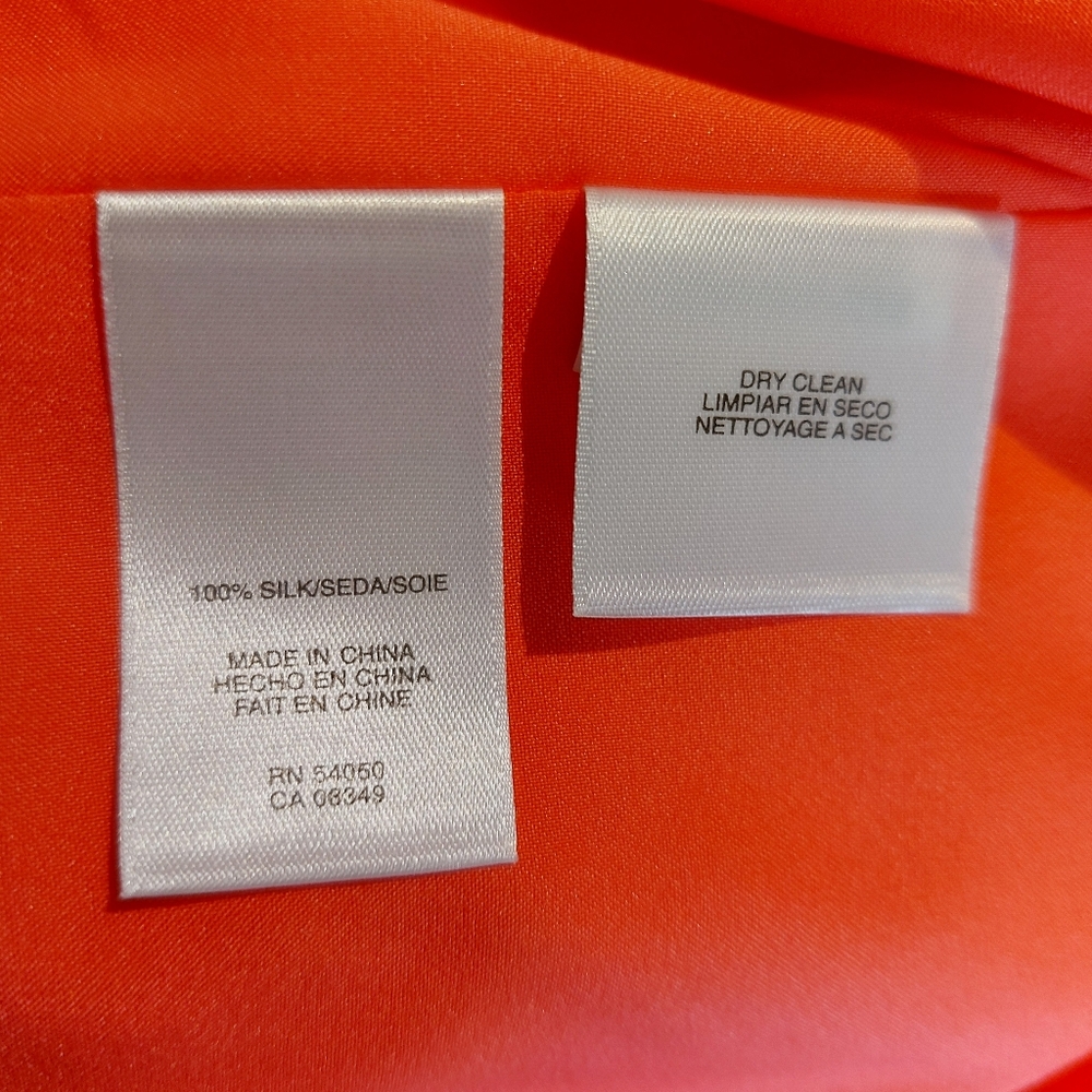 Jones New York Signature Coral Silk Jacket Blazer 14 Like New EUC - Picture 7 of 13